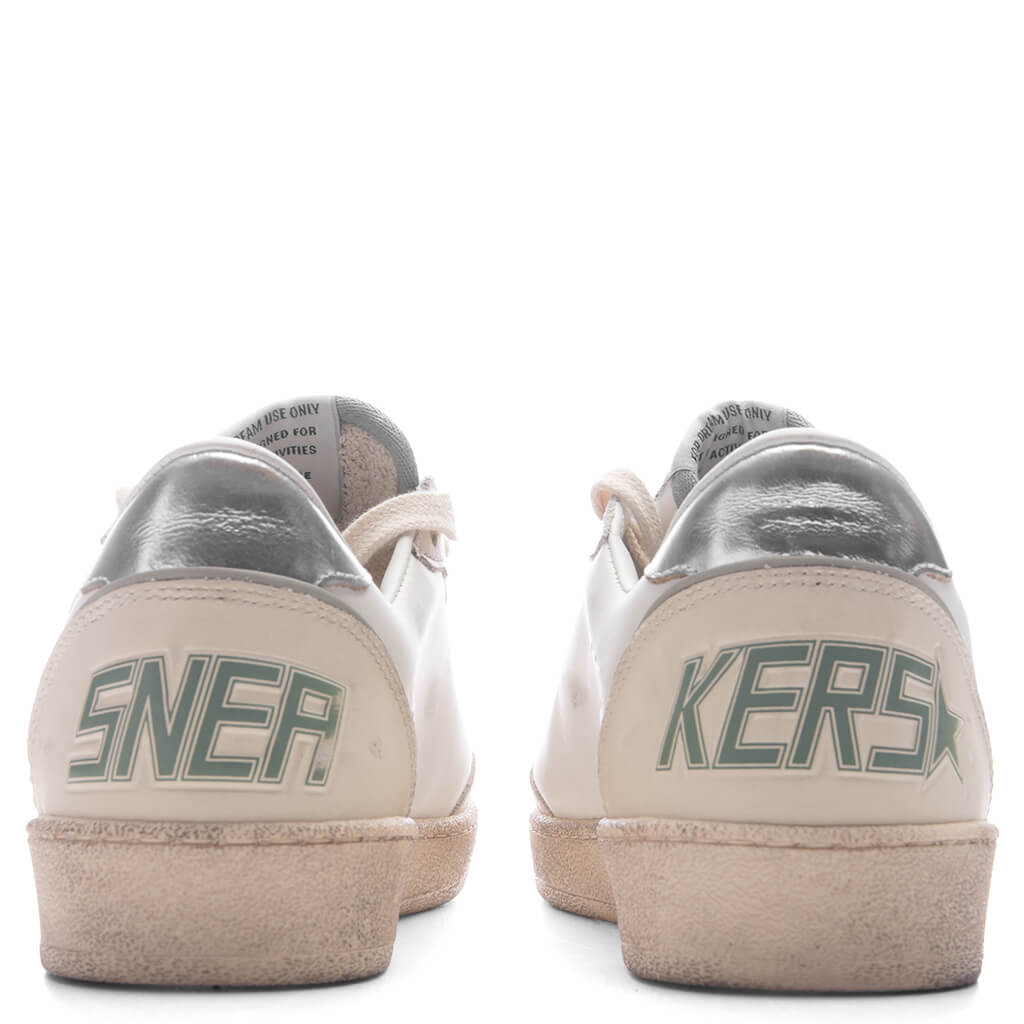 Women's Ball Star - White/Green/Silver