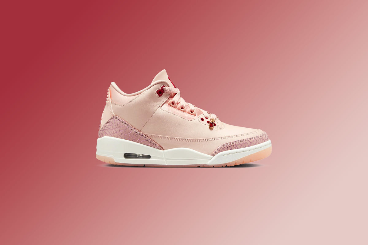 Women's Air Jordan 3 Retro 'Treat Yourself' - Washed Coral/Gym Red/Sail