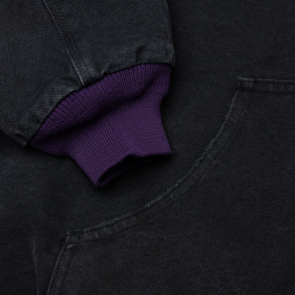 Zipped Work Hoody - Black
