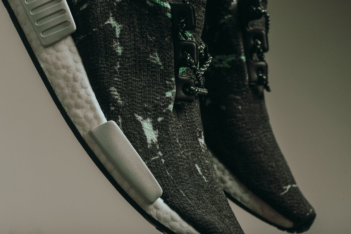 NMD_R1 PK 'Green Marble' - Black/White/Green