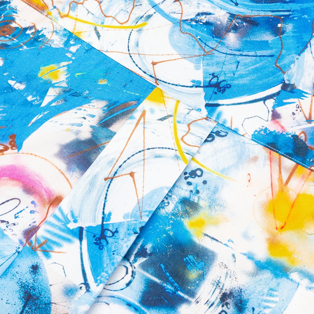 Comme Des Garcons SHIRT x Futura Print C Woven Shirt - Blue