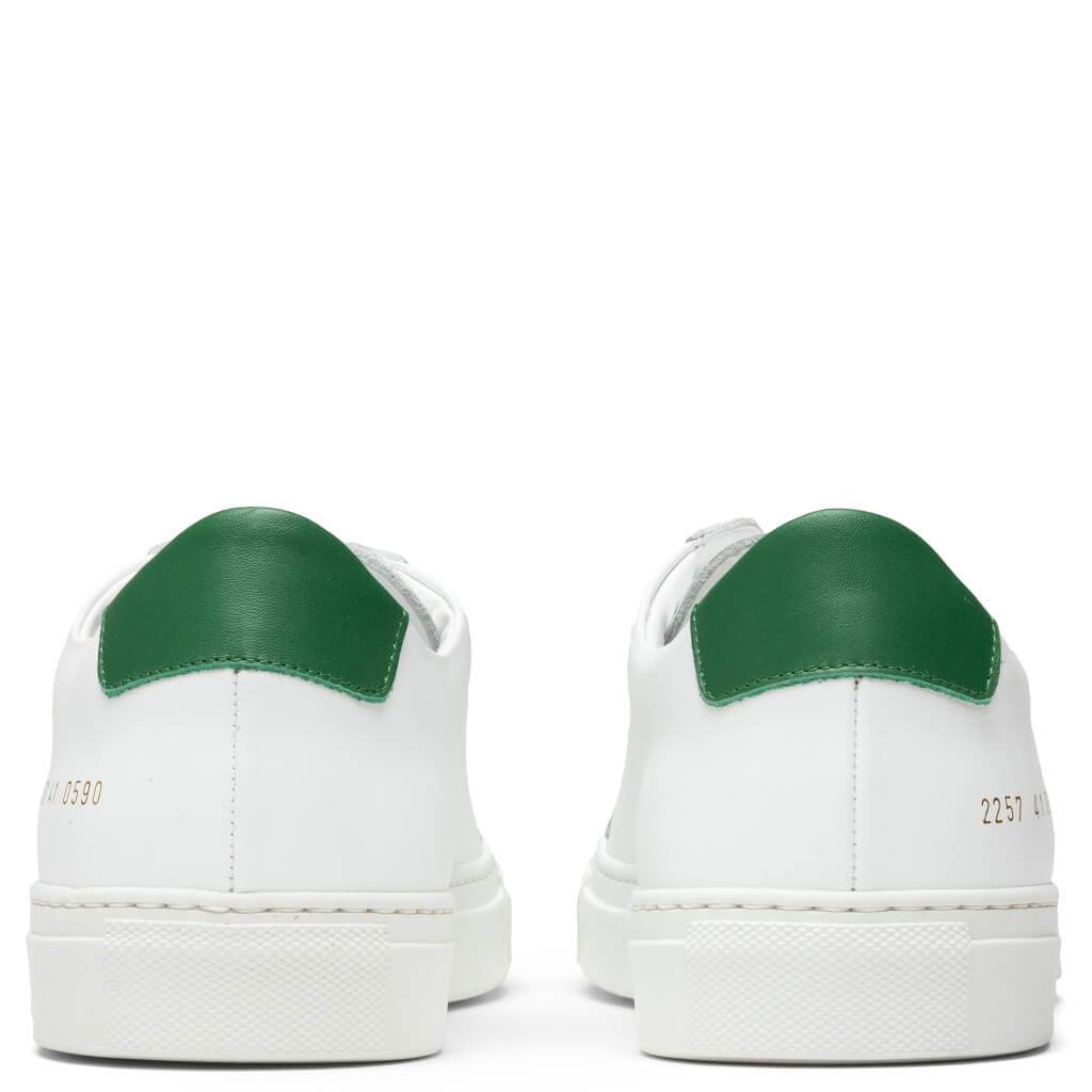 Retro Low - White/Green