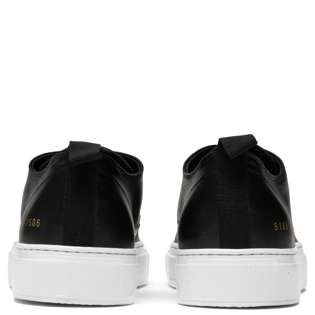 Tournament Low Leather - Black/White