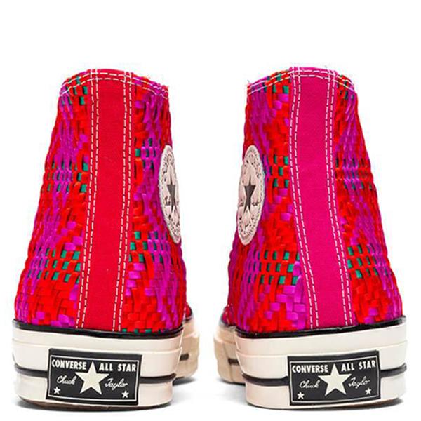 Chuck 70 Hi - Cherry Red/Pink Pop/Egret Hearts