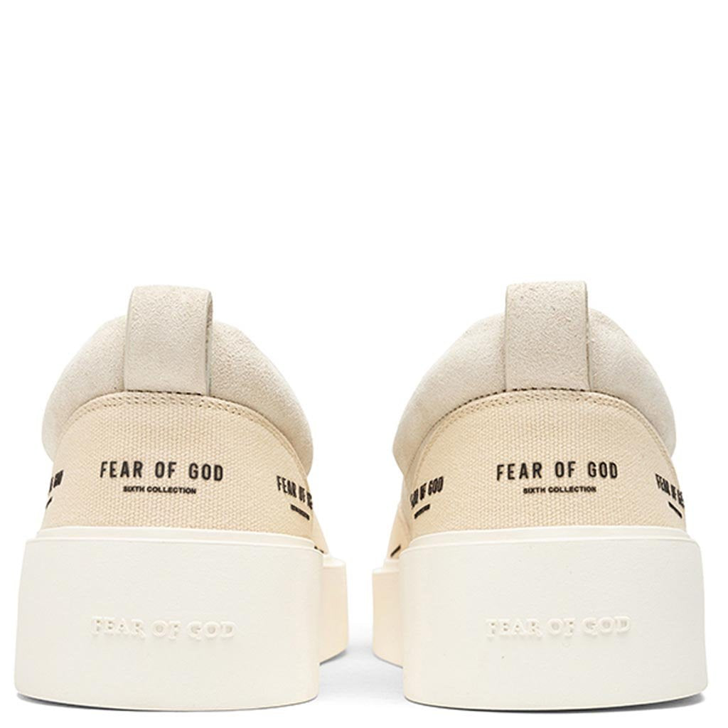 Fear Of God 101 Lace Up Sneaker - Bone/Cream/FOG Print