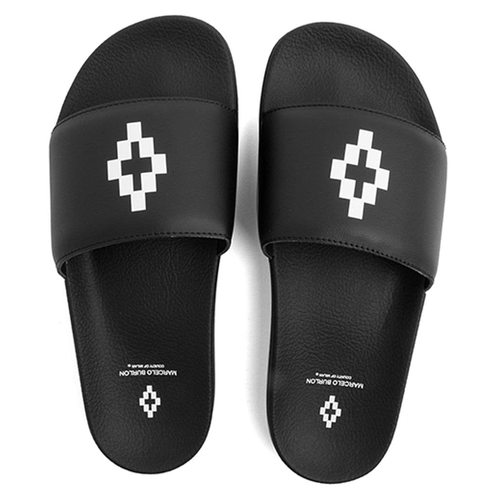 Cross Slider - Black/White