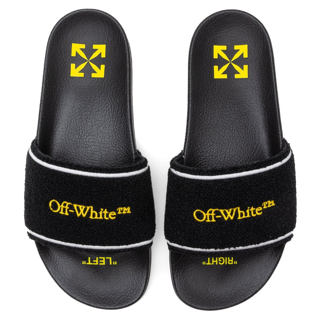 Towel Slider - Black/Yellow