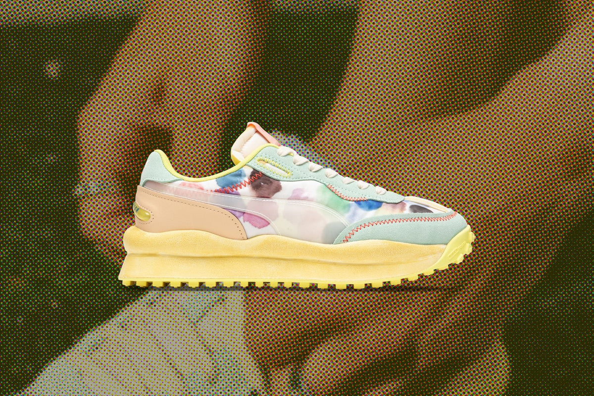 Puma x KidSuper Style Rider - White/Dusty Aqua