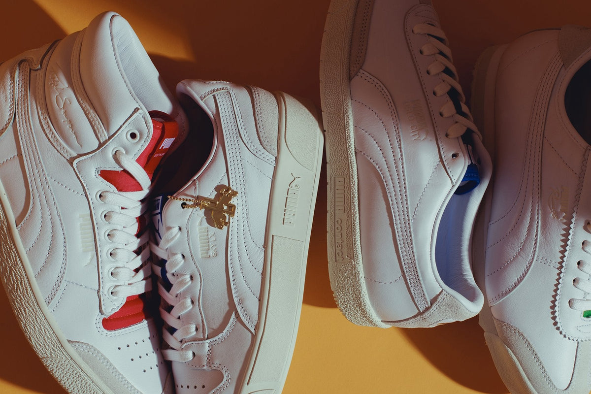 Puma x R. Dassler Legacy COL Ralph Sampson Mid - White/High Risk Red
