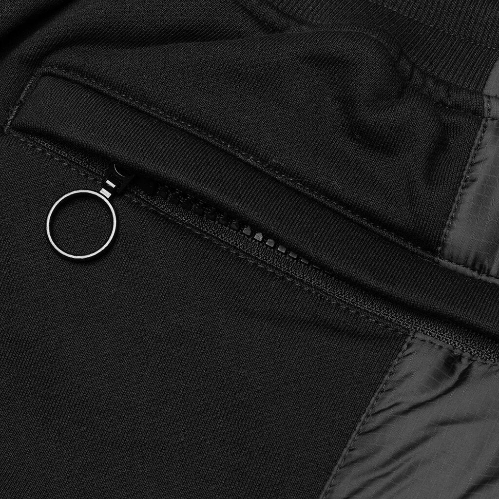 Stacked Puffer Sweatpant - Black