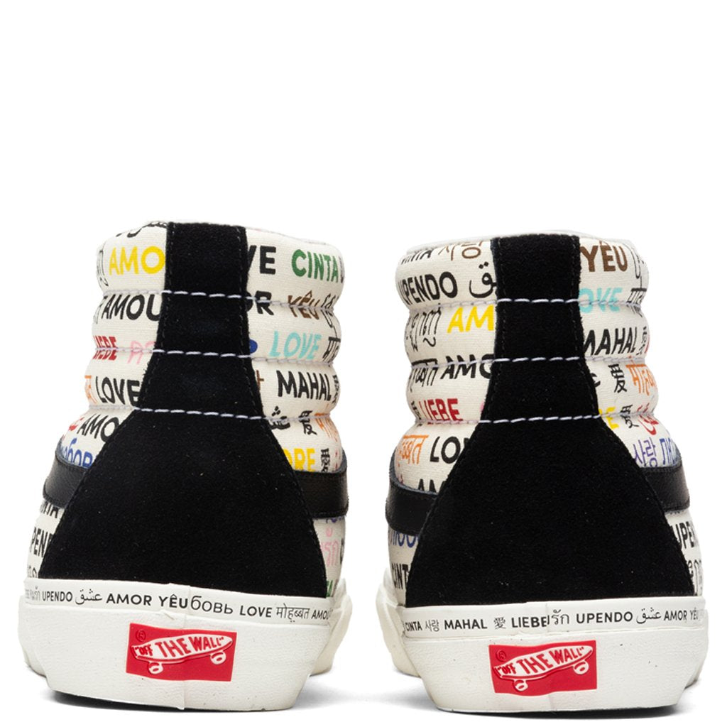 Sk8-Hi VLT LX "Love" - Multi/Marshmallow