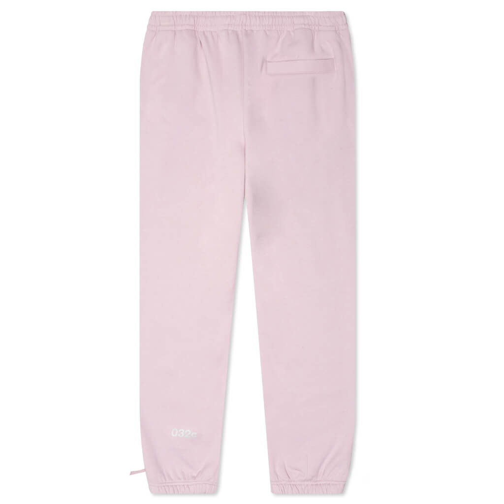 Reflective Logo Sweatpants - Grey/Purple