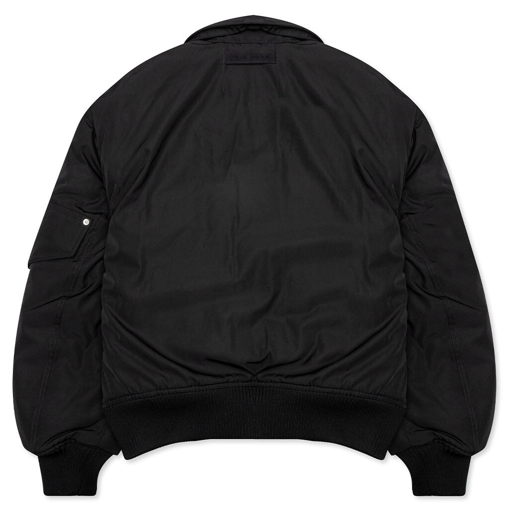 Flight Bomber Jacket - Black