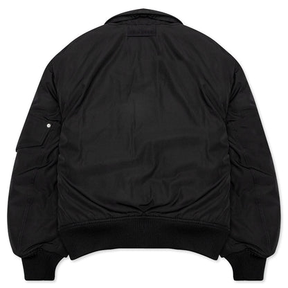 Flight Bomber Jacket - Black