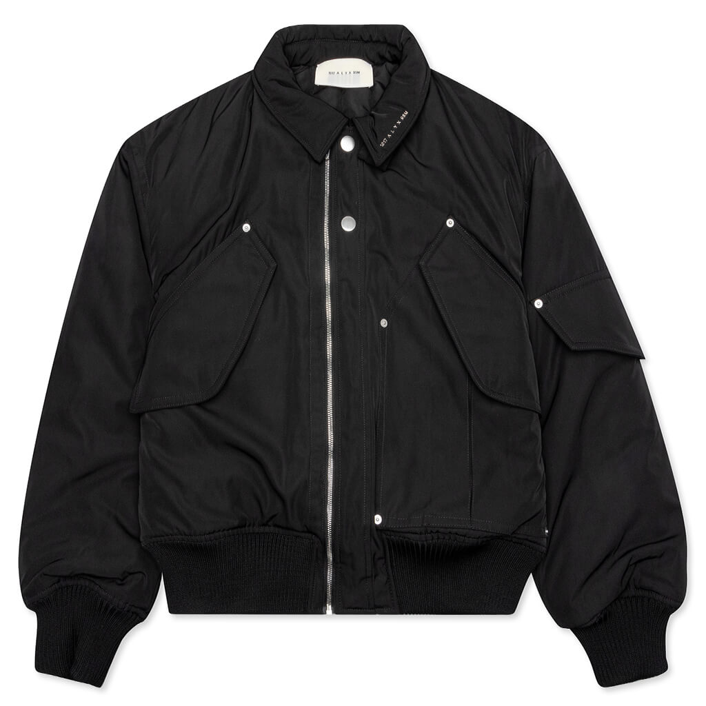 Flight Bomber Jacket - Black
