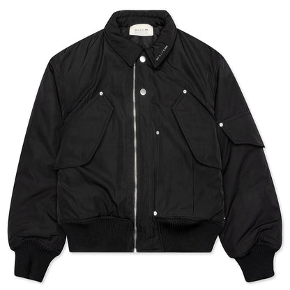 Flight Bomber Jacket - Black