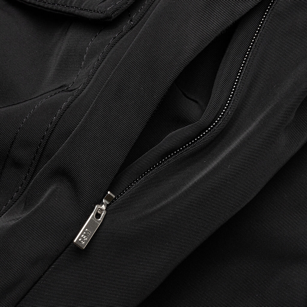Flight Bomber Jacket - Black