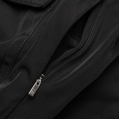 Flight Bomber Jacket - Black