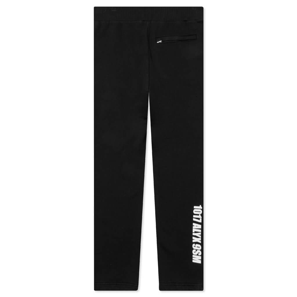 Jogger w/ Print - Black