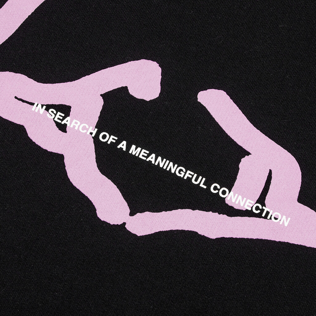 Melt Circle Logo L/S Tee - Black