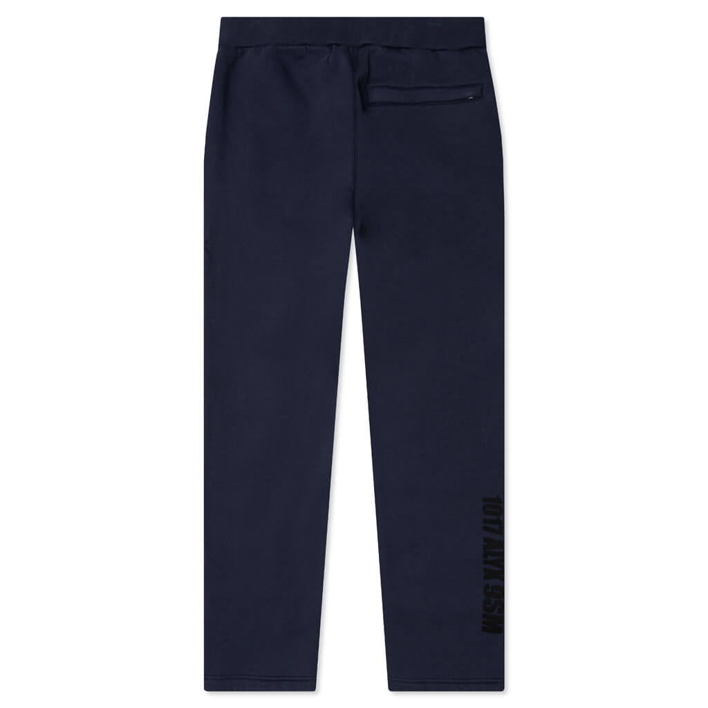 Mirrored Logo Pants - Navy