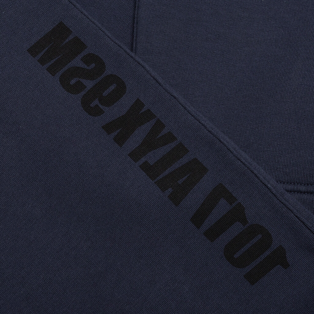 Mirrored Logo Pants - Navy