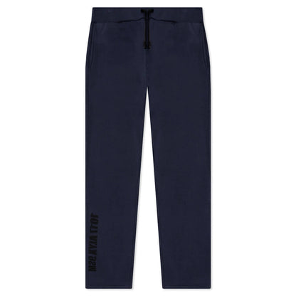 Mirrored Logo Pants - Navy