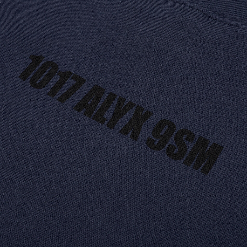 Mirrored Logo Sweatshirt - Navy