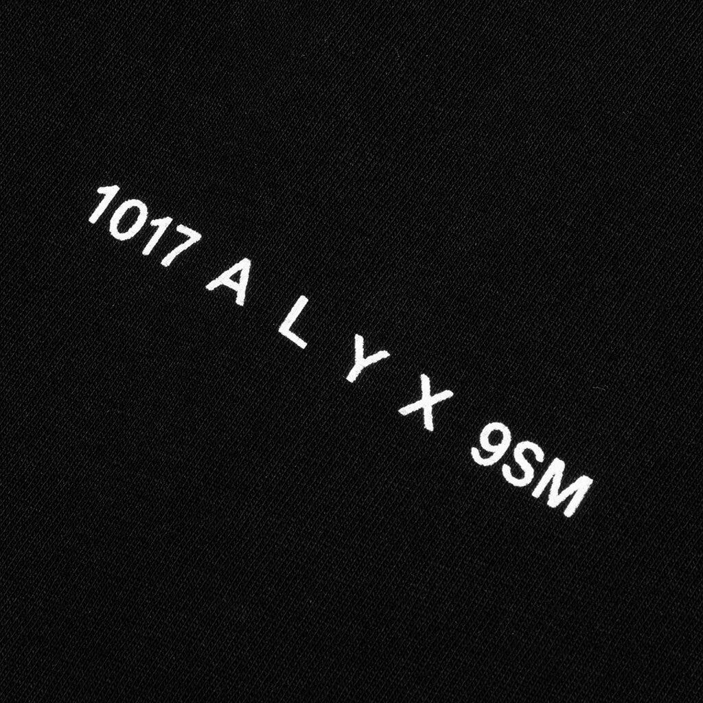 Triple Print L/S T-Shirt - Black