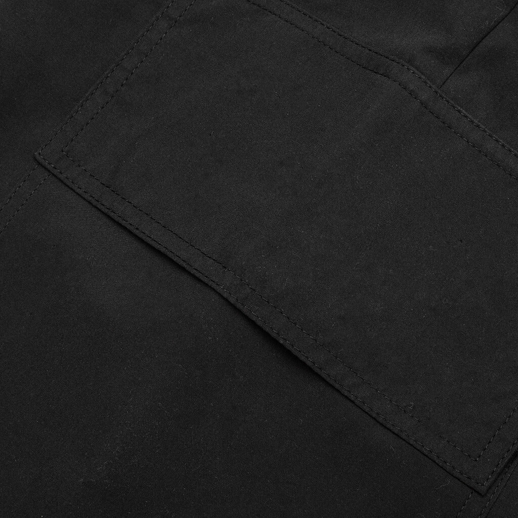 Cargo Pocket Swim Trunks - Black