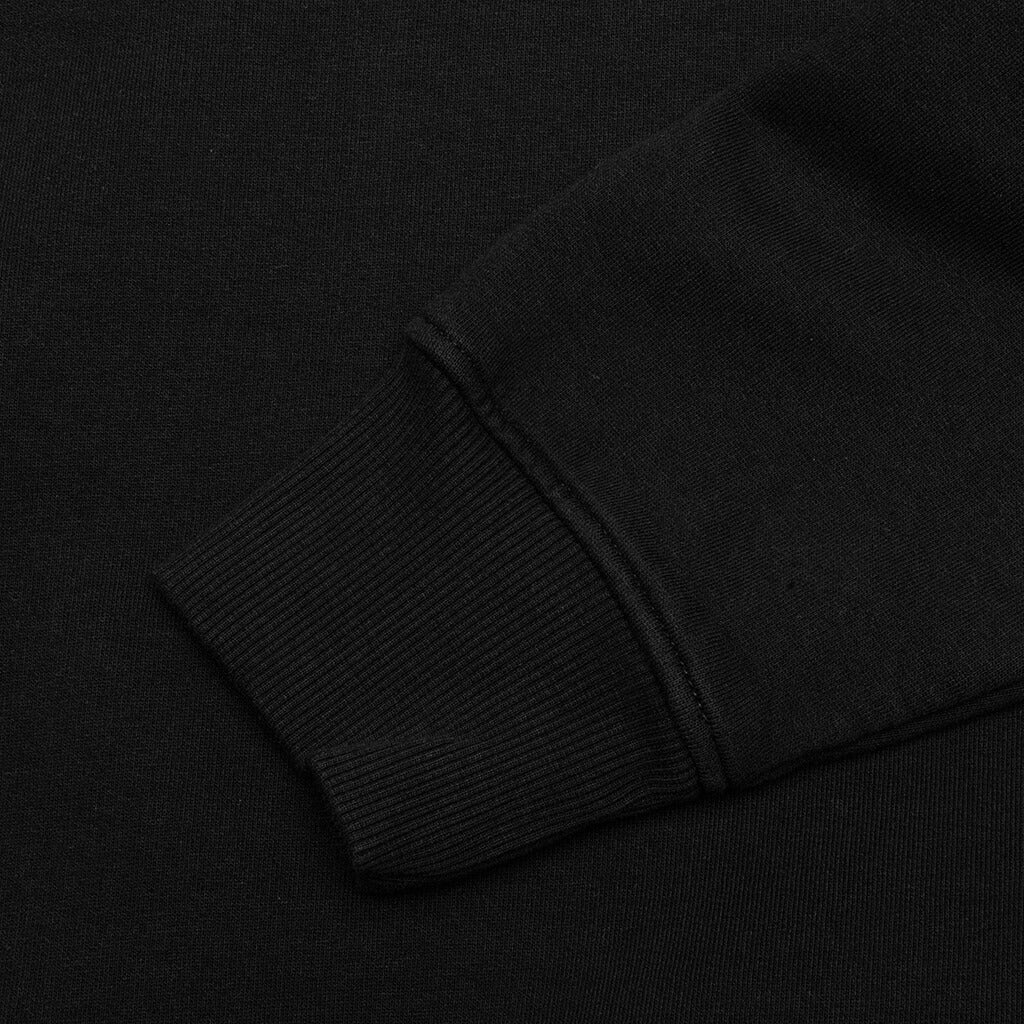 Cow Print Hoodie - Black