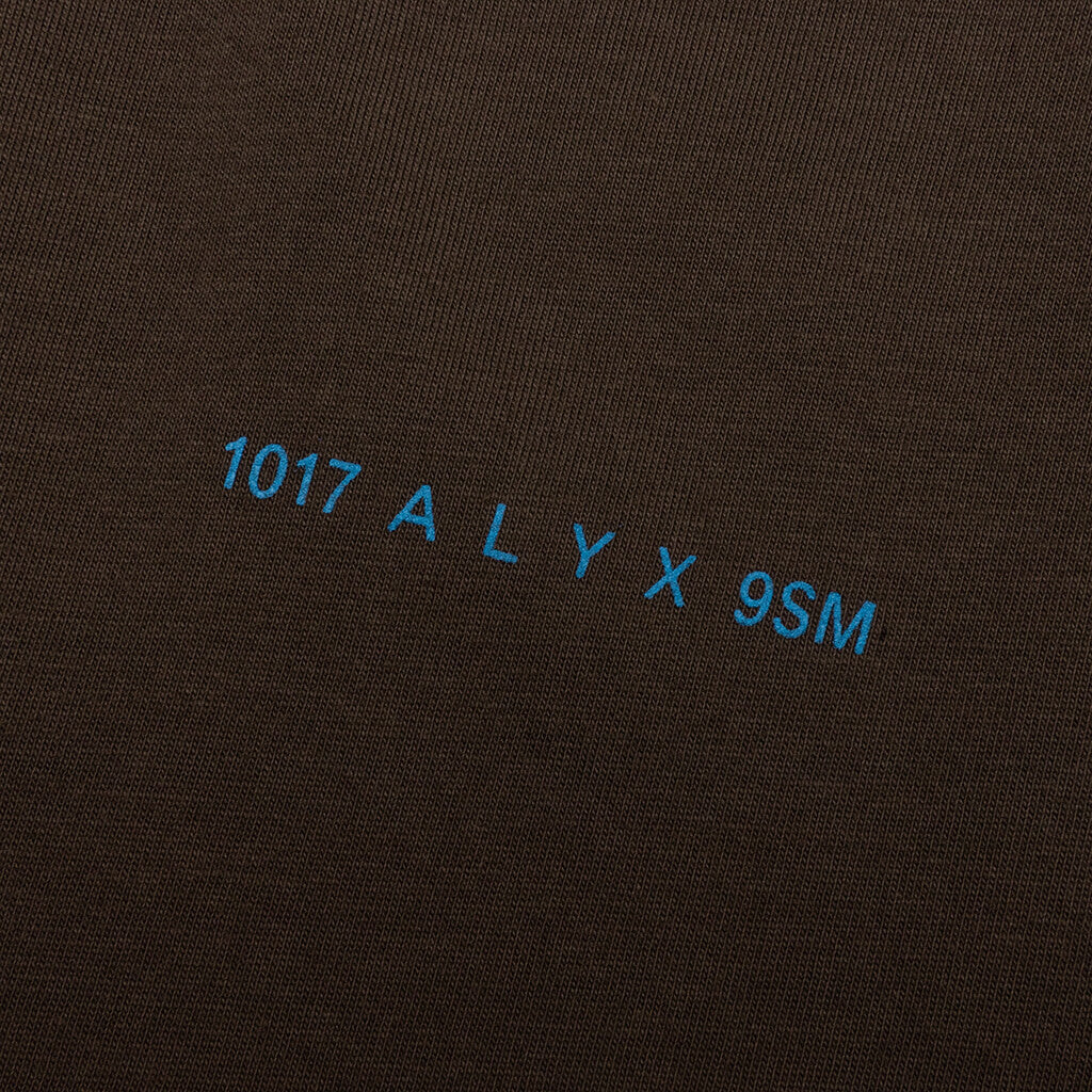 Back Print Graphic S/S T-Shirt - Dark Brown