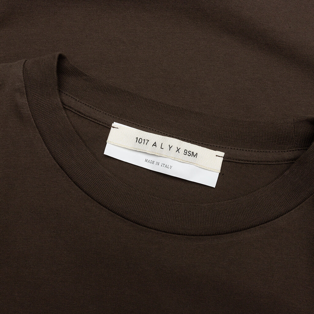 Back Print Graphic S/S T-Shirt - Dark Brown