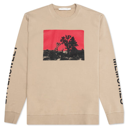 Joshua Crewneck Sweatshirt - Natural Dark