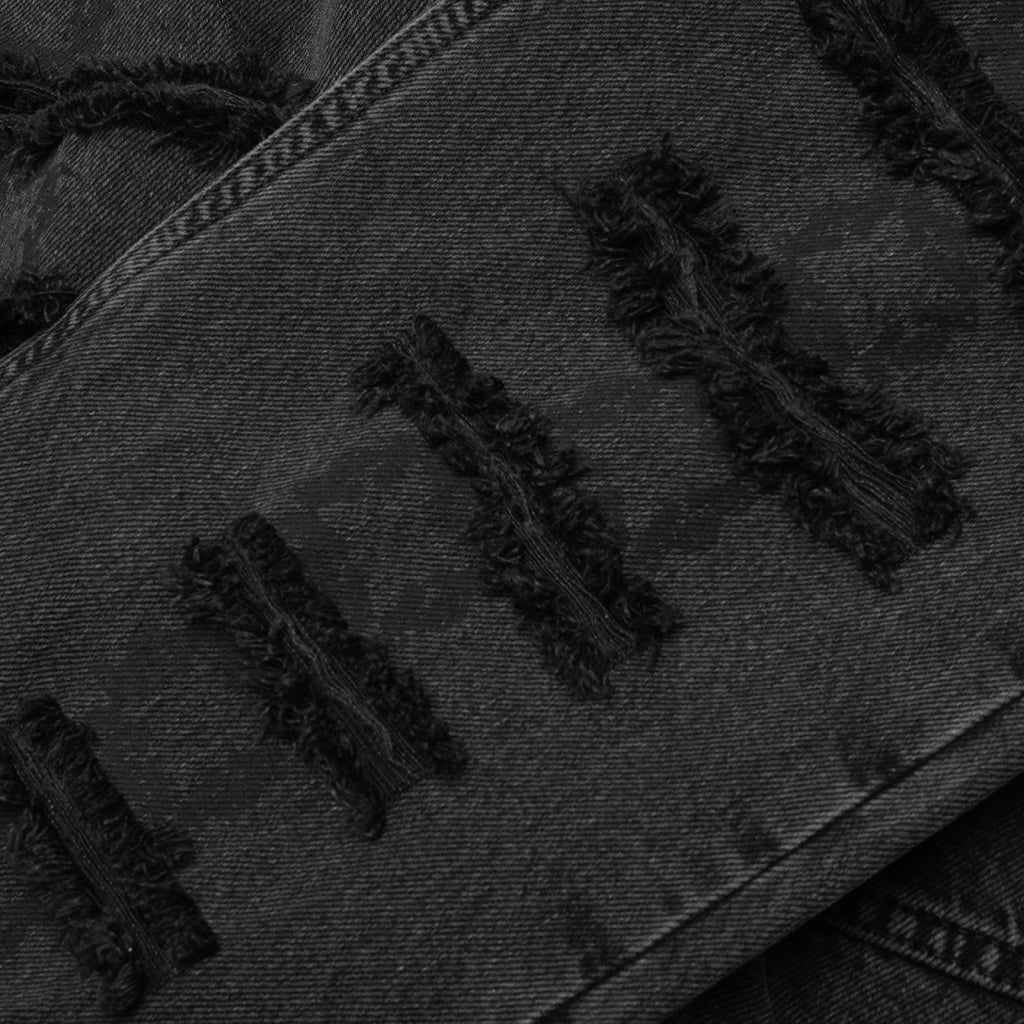 Slashed Skinny Jean - Black