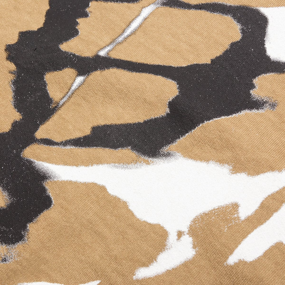 Hoodie w/ Prints - Dark Sand