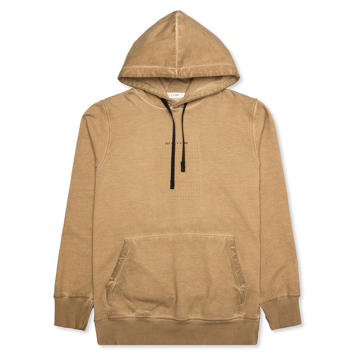 Hoodie w/ Prints - Dark Sand