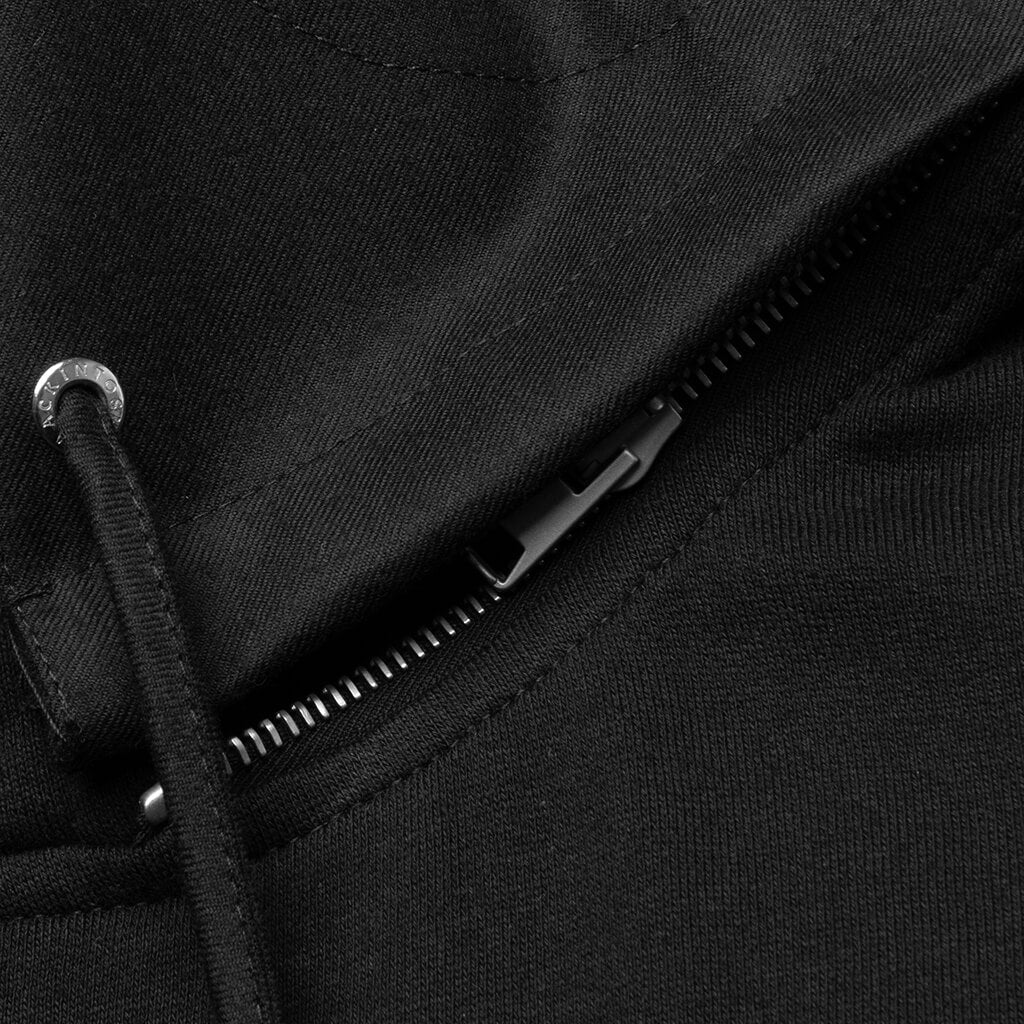 Mackintosh Metal Logo Hoodie - Black