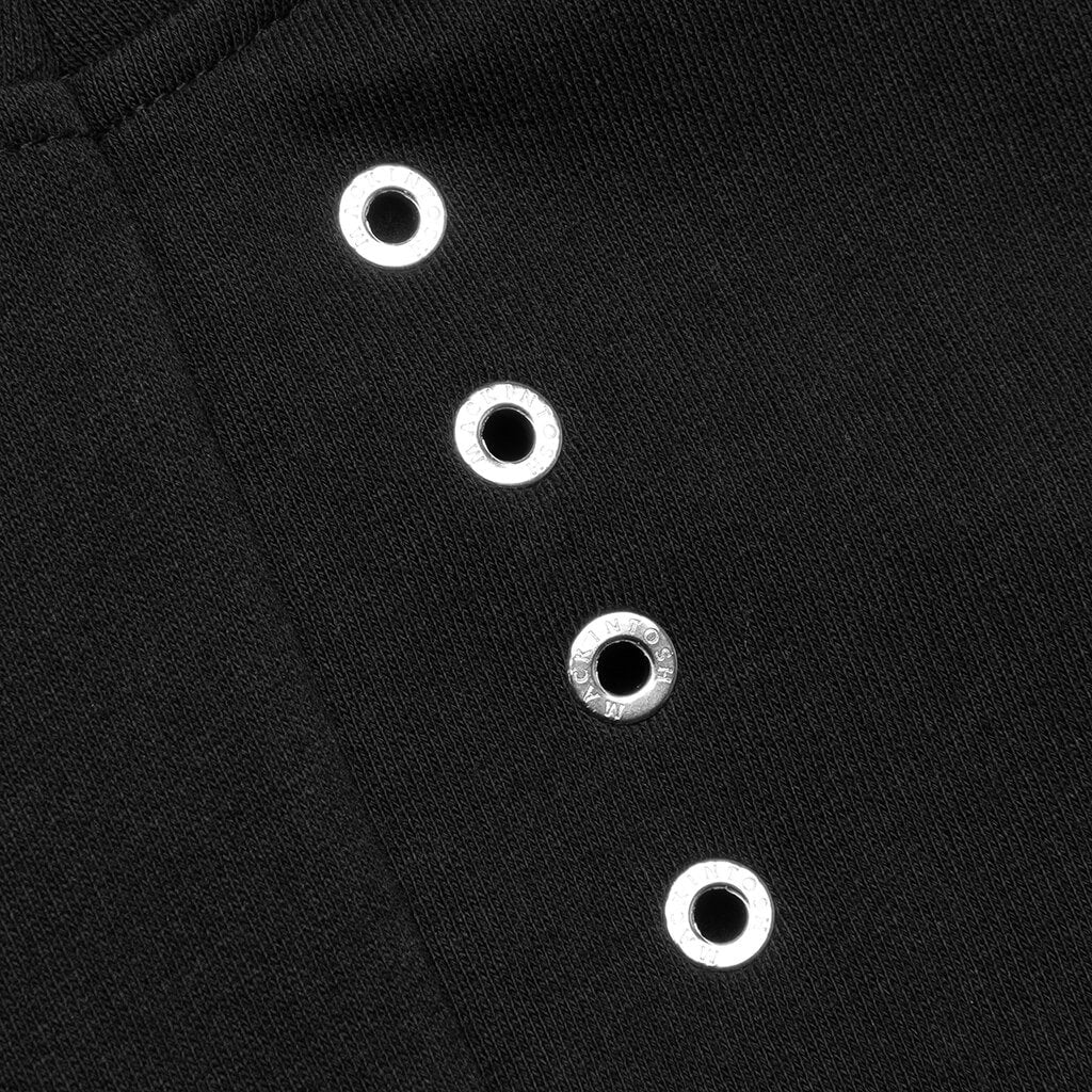 Mackintosh Metal Logo Hoodie - Black