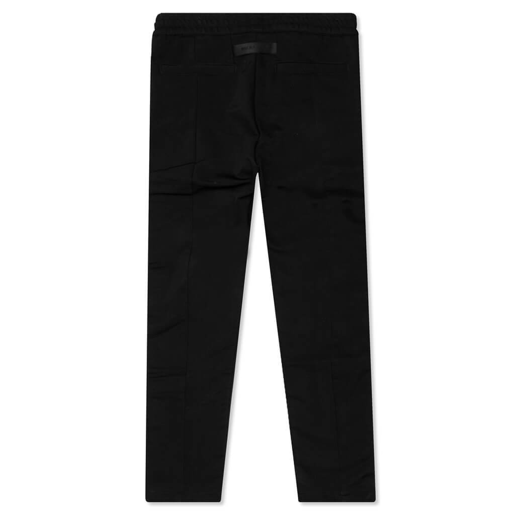 Buckle Detail Track Pant  - Black