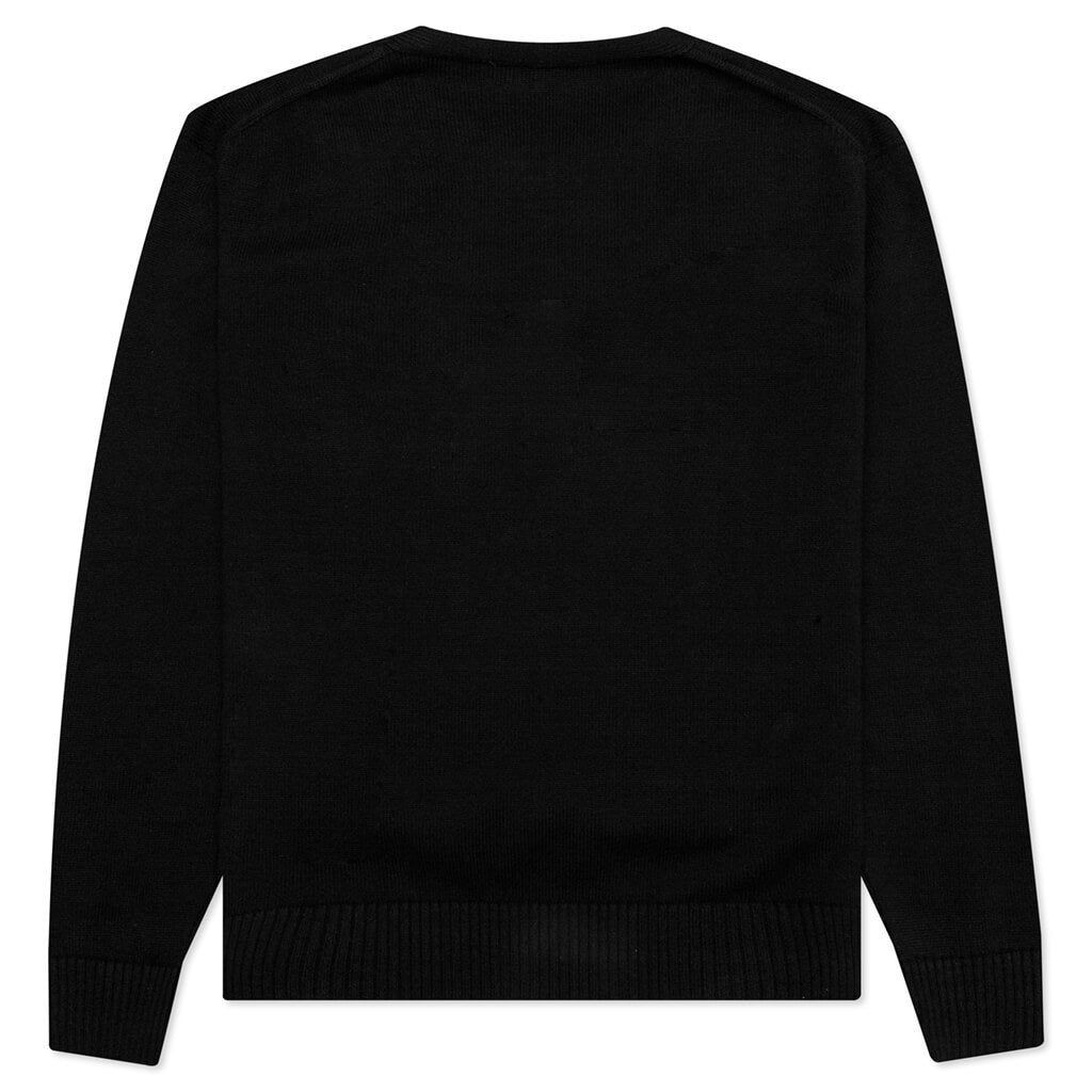 Treated Logo Crewneck - Black