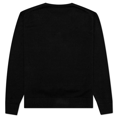Treated Logo Crewneck - Black