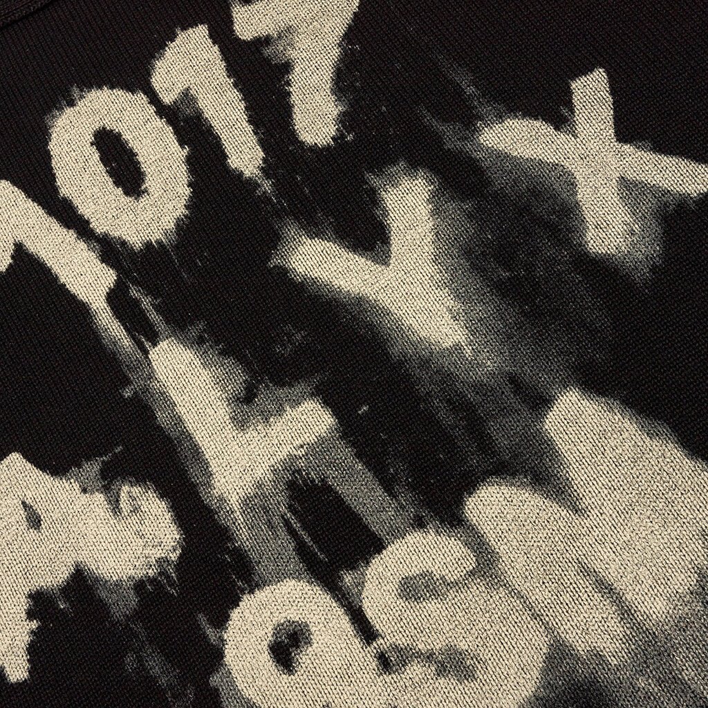 Treated Logo Crewneck - Black