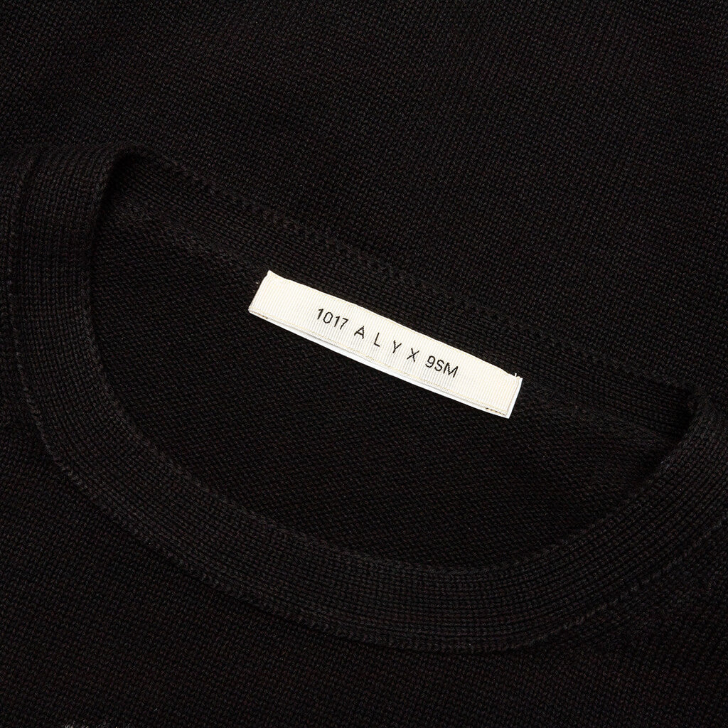 Treated Logo Crewneck - Black