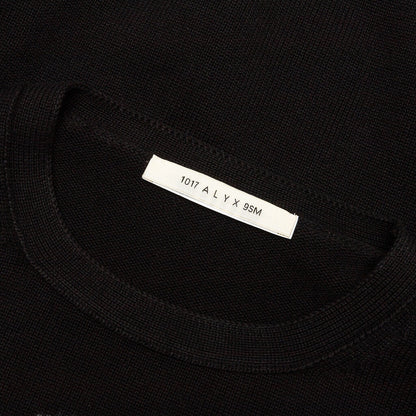 Treated Logo Crewneck - Black