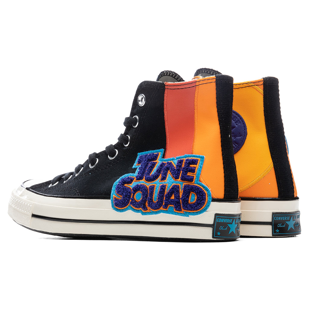 Chuck 70 Hi "Space Jam" - Black/Mantra Orange