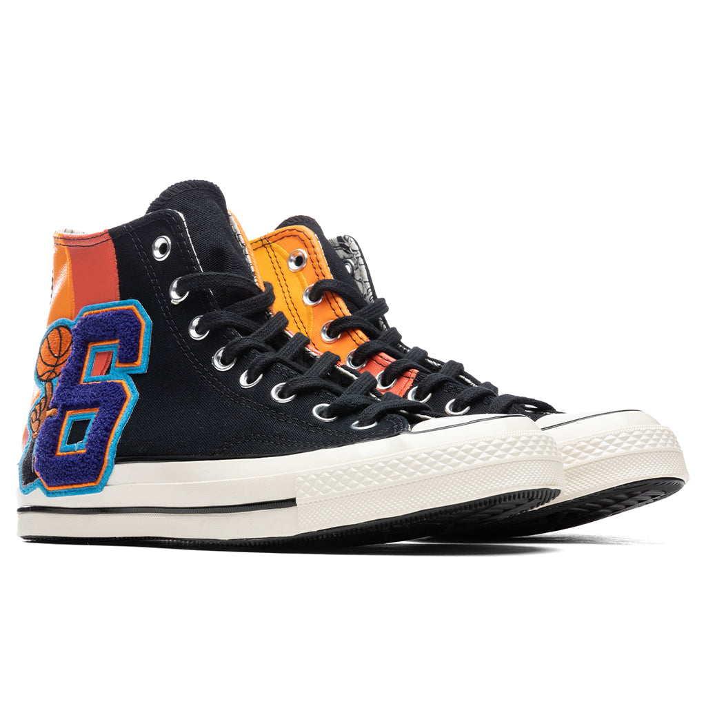 Chuck 70 Hi "Space Jam" - Black/Mantra Orange
