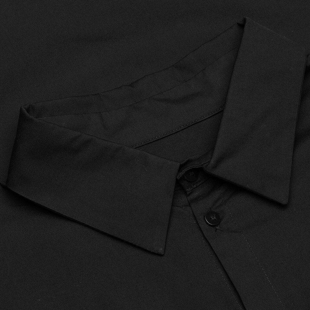 L/S Psycho Embroidery Shirt - Black