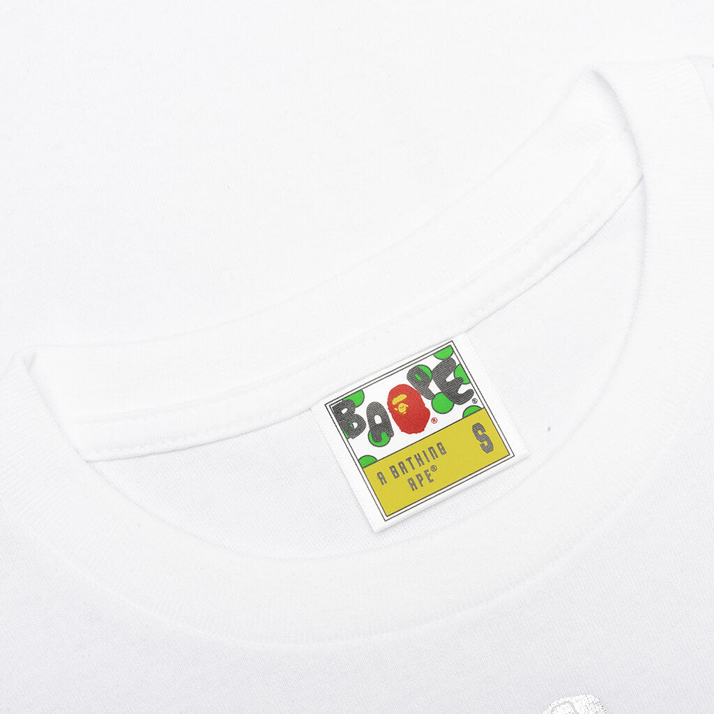 Color Camo Shark Tee - White/Green