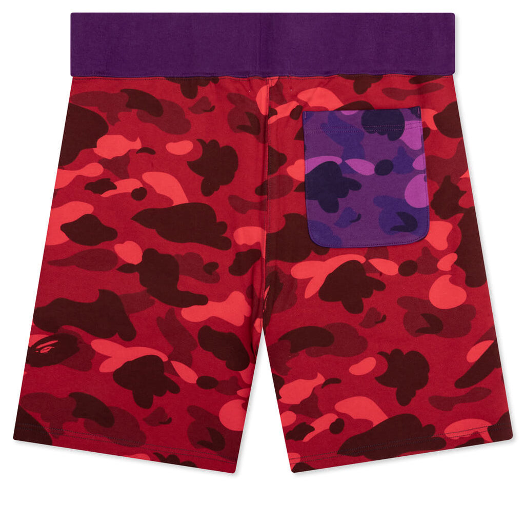 Crazy Camo Shark Sweat Shorts - Navy